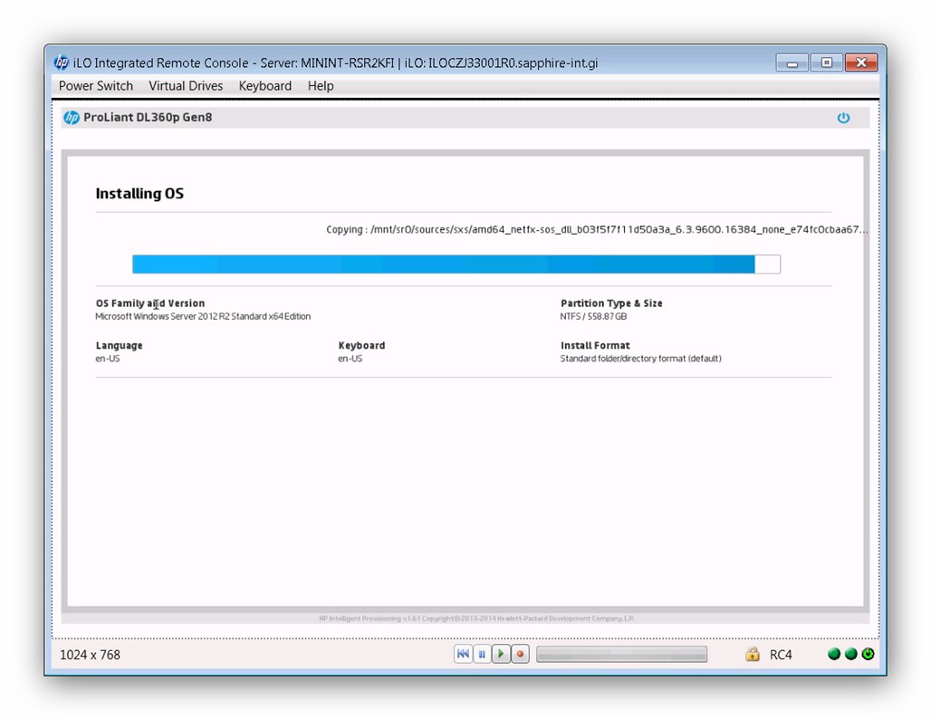 Instalar Windows Server 2012 HP Proliant