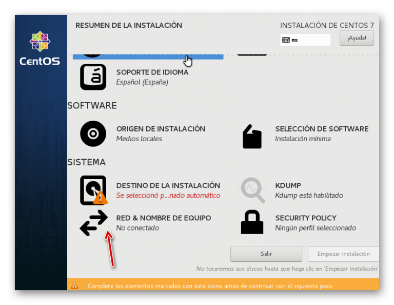 Instalar CentOS 7 paso a paso Blog de Sistemas