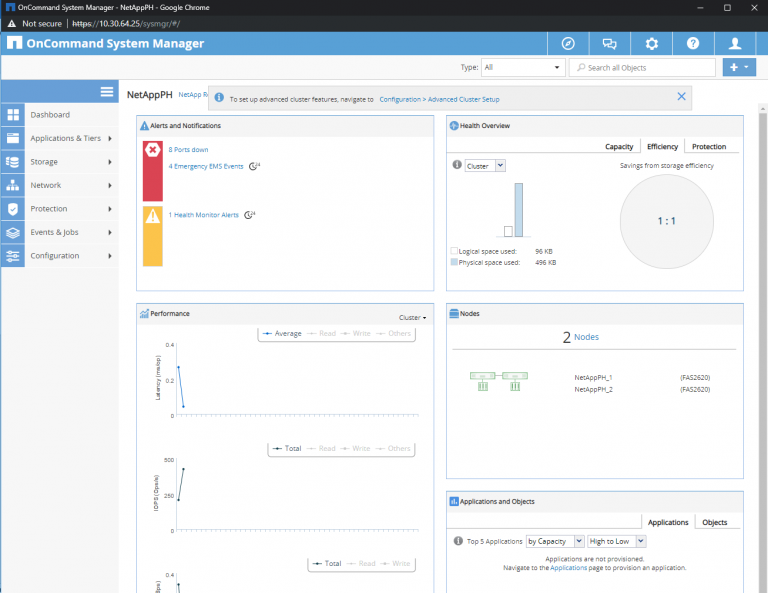 NetApp FAS 2520 – Baie SAN Modulaire 48To, Rackable, Interfaces Multiples