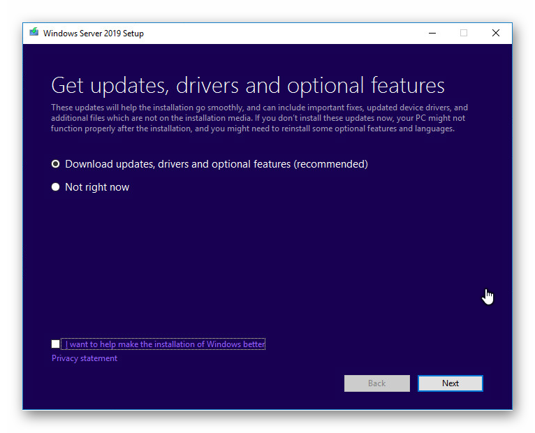 Actualizar Windows Server 2016 a 2019