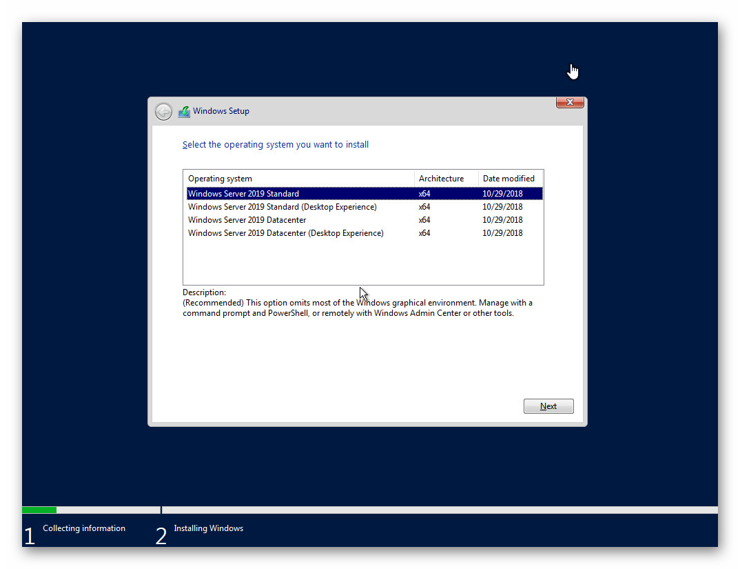 Как установить windows server 2012 r2 на virtualbox