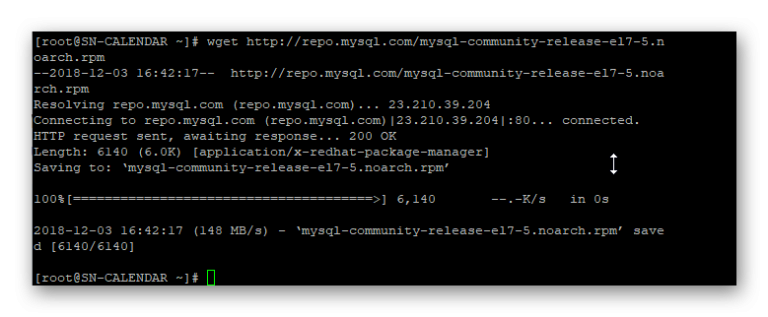 Удалить mysql centos 7